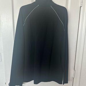 Van Heusen black 1/4 zip long sleeve